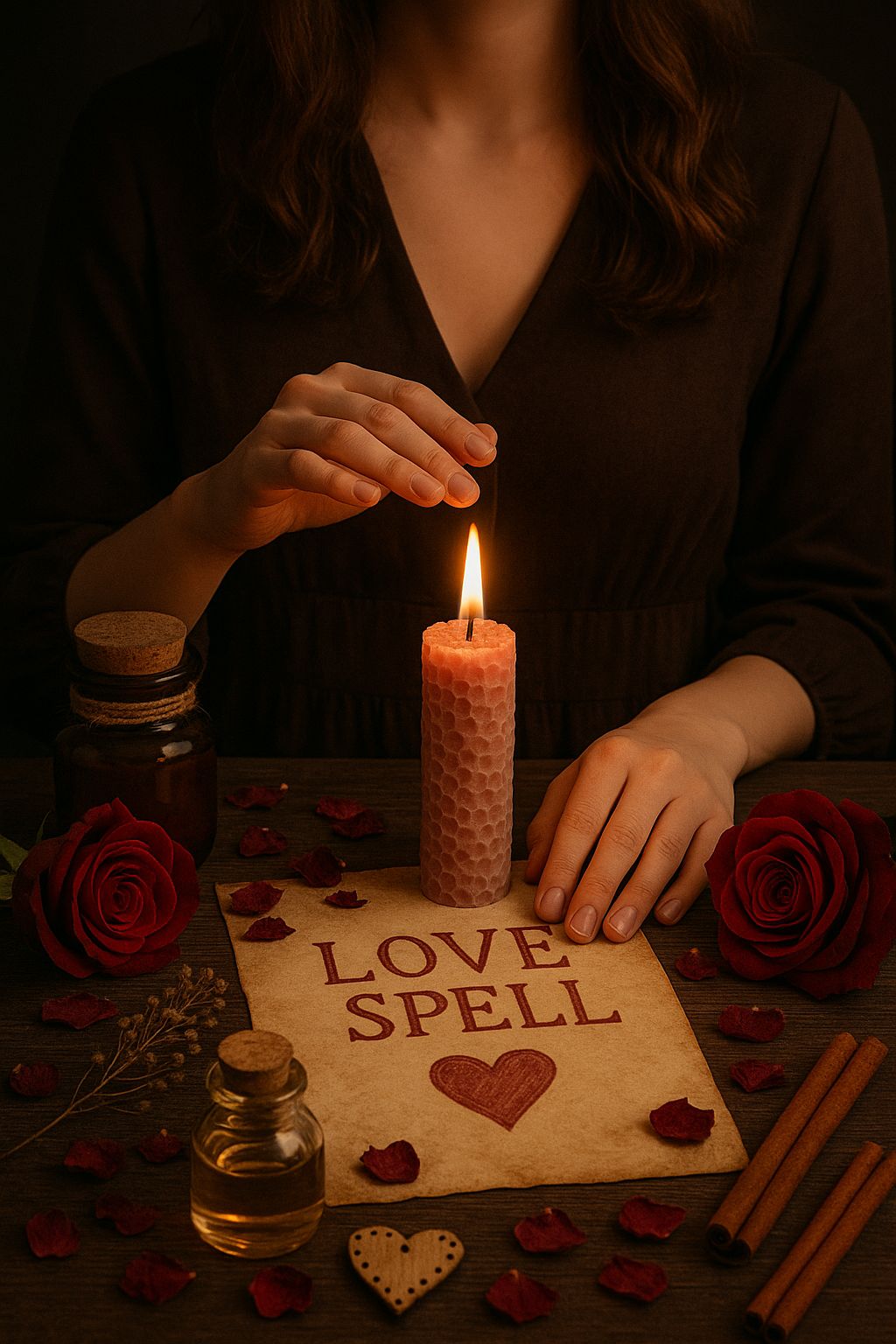 Love honey spell ingredients